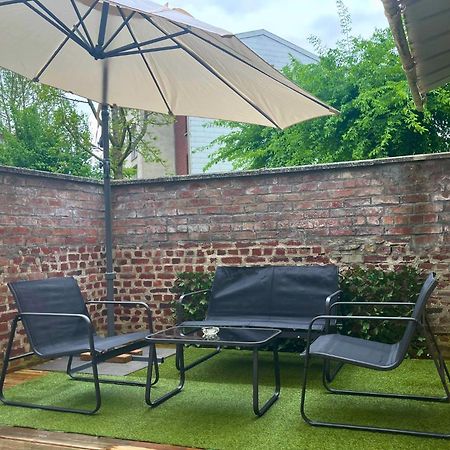 Appartamento T2 Industriel avec terrasse et parking privé Amiens Esterno foto