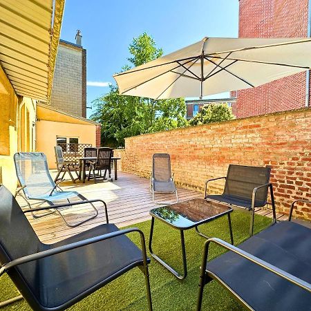 Appartamento T2 Industriel avec terrasse et parking privé Amiens Esterno foto