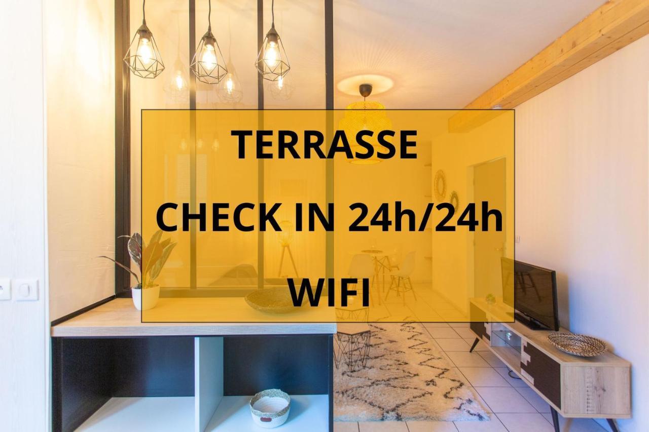 Appartamento T2 Industriel avec terrasse et parking privé Amiens Esterno foto